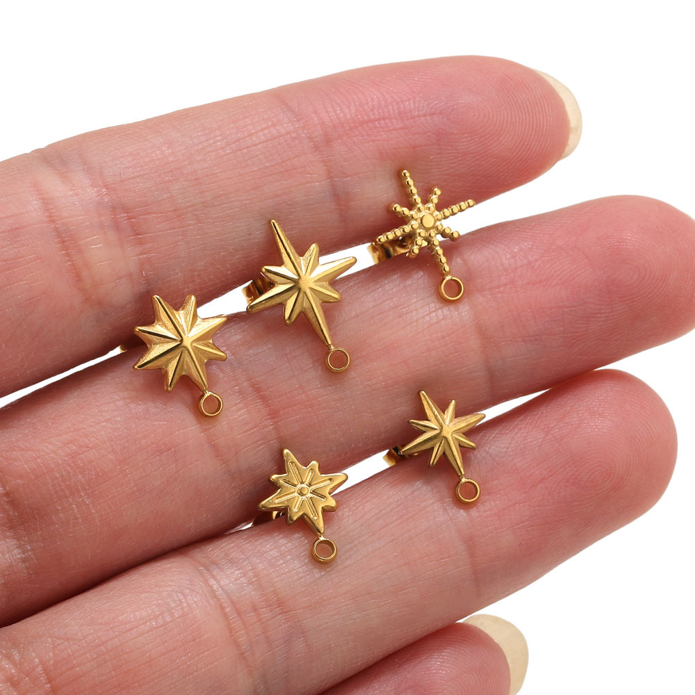Tools Jewelry Making - 6 piezas de aretes de estrella