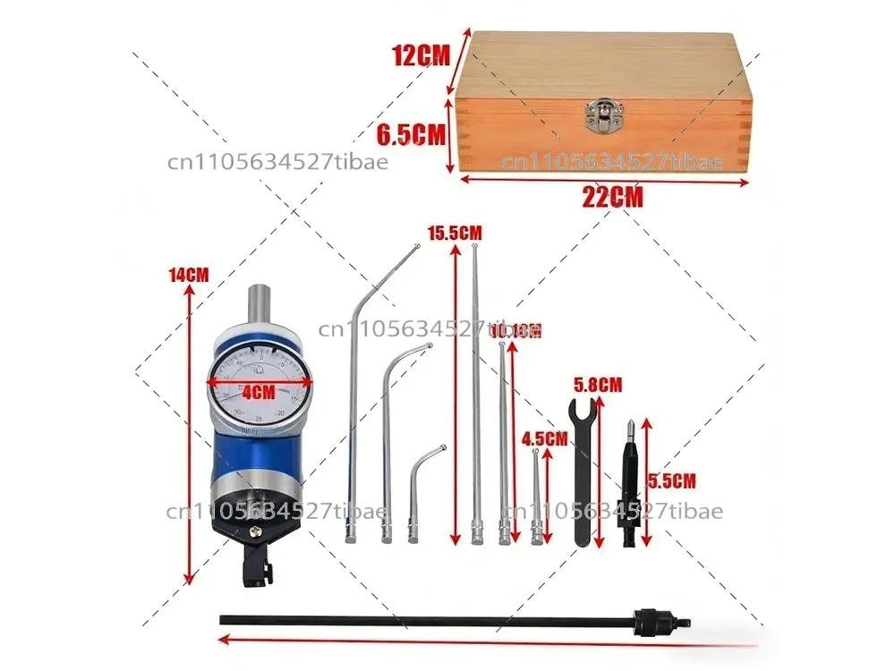 Workshop Tools In Engineering - Medidor de Centrado Industrial Azul, Herramienta
