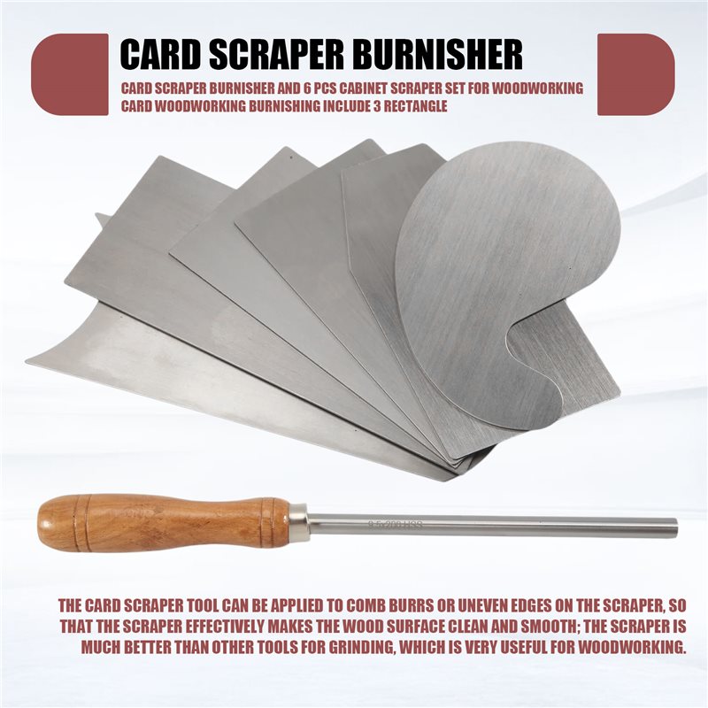 Raspador y pulidor A60zcard y  - Card Scraper Cabinet reseña y precio