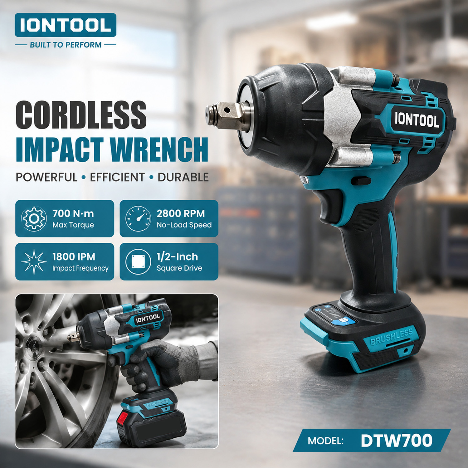Llave de impacto inalámbrica a - Workshop Tools In Engineering reseña y precio