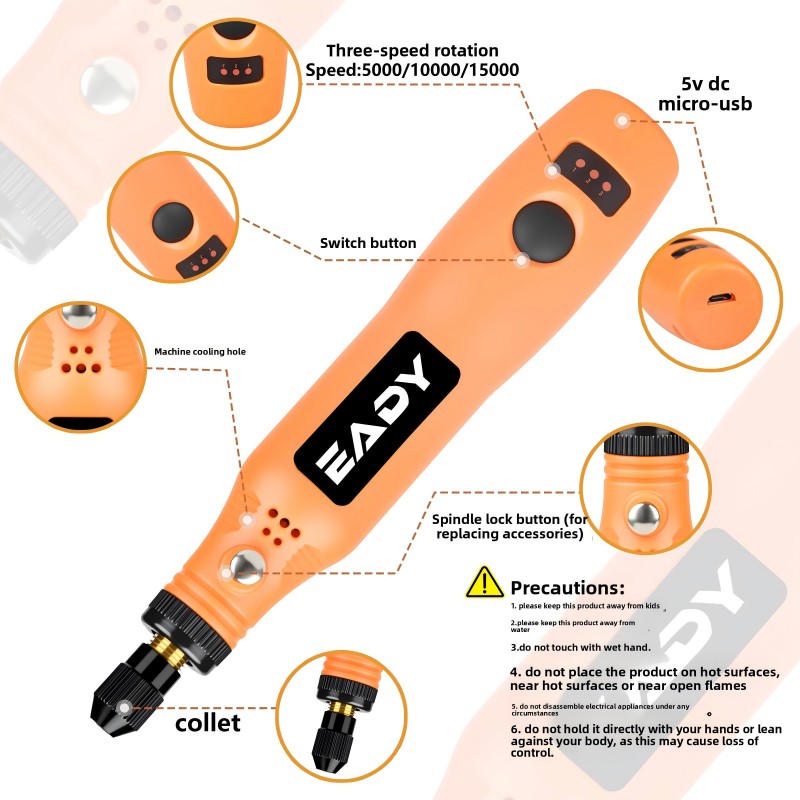 Kit de herramientas rotatorias - Power Tools For Workshop reseña y precio