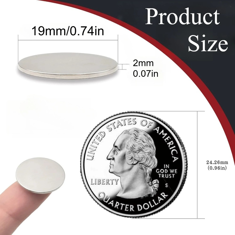 Imán Circular de 19x2mm, Imán  - Workshop Tools Used reseña y precio