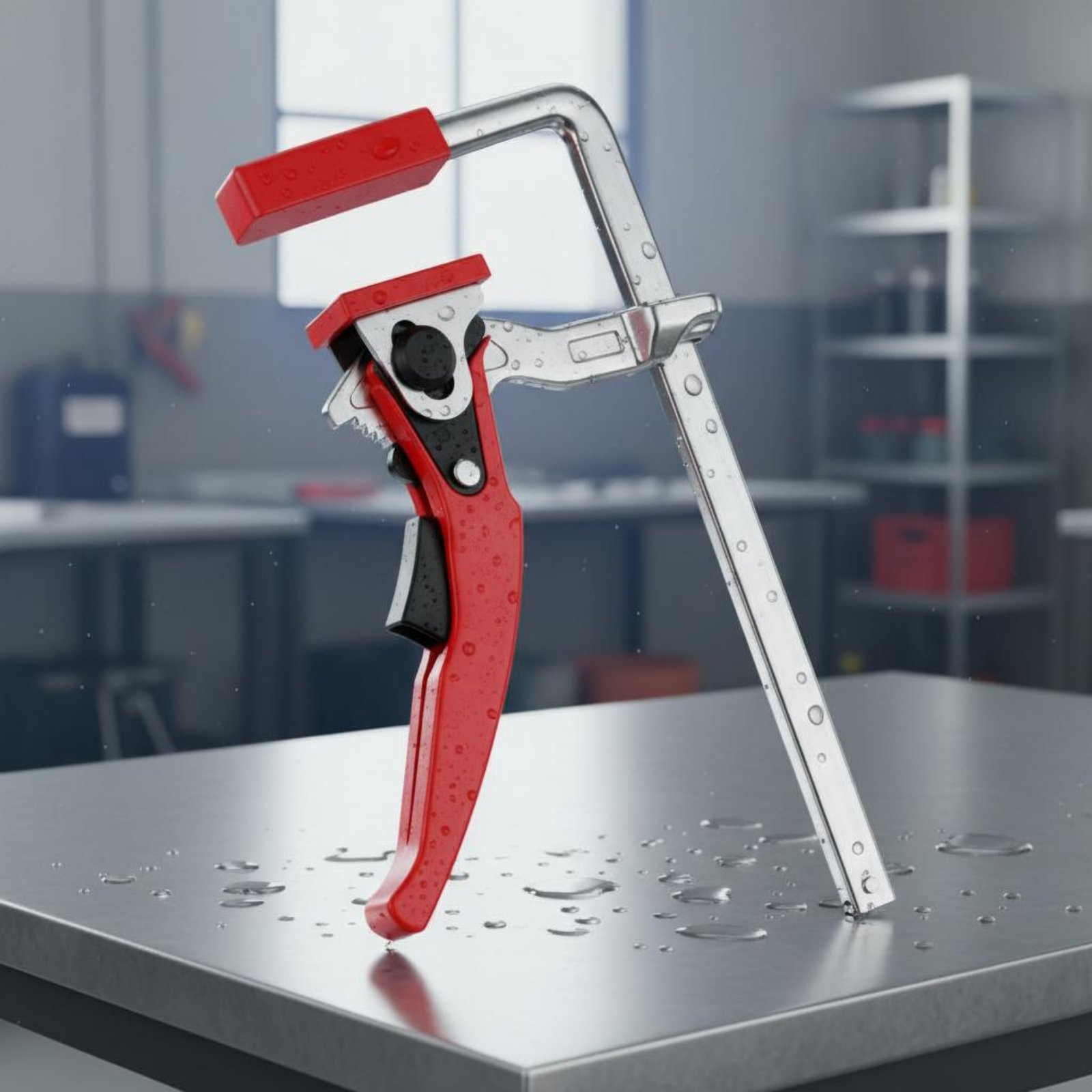 Abrazadera de carril con trinq - Power Tools For Workshop reseña y precio