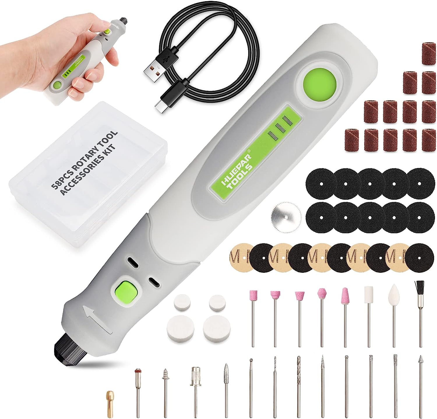 Juego de herramientas rotativa - Power Tools For Workshop reseña y precio