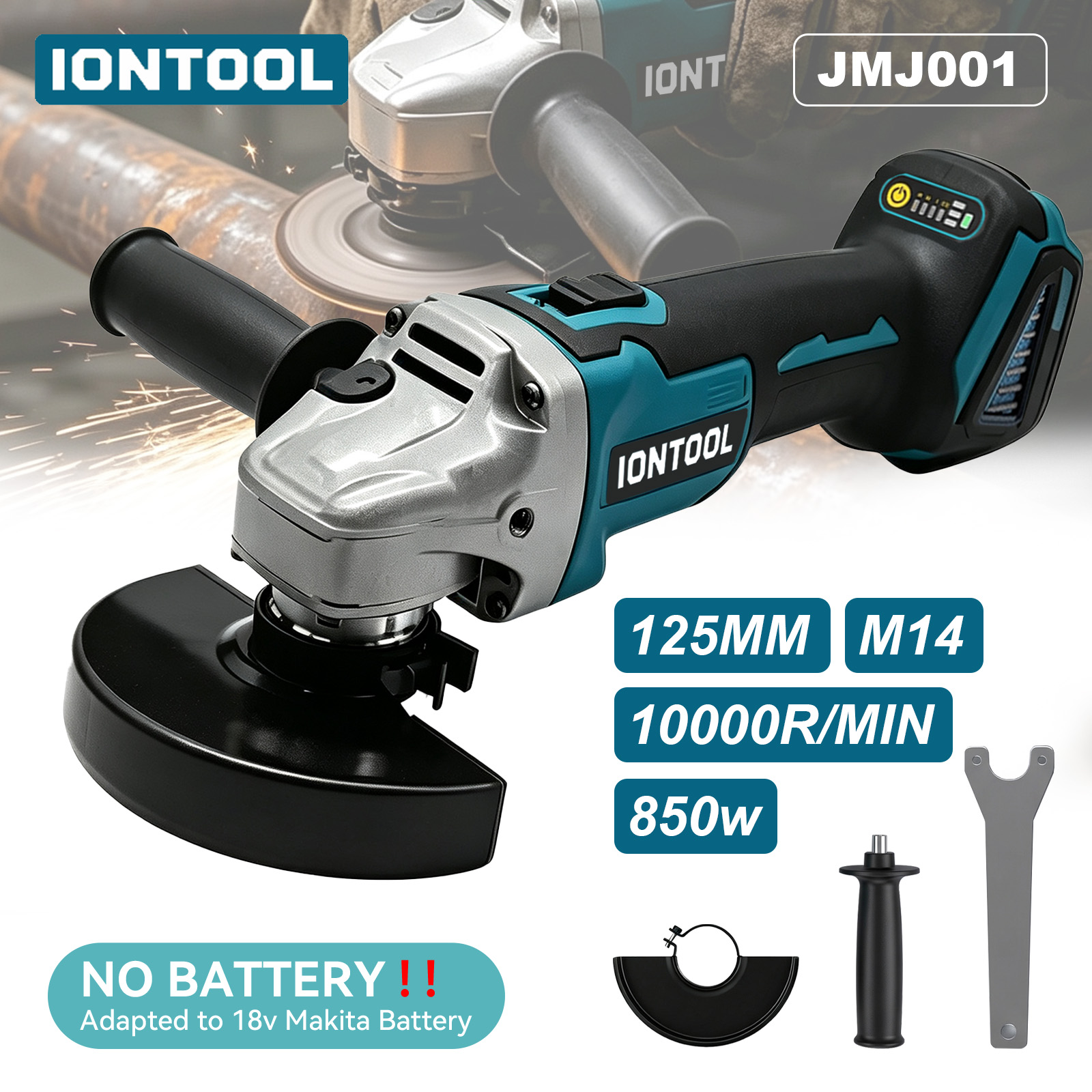 Amoladora angular inalámbrica  - Tools For Fabrication Workshop reseña y precio